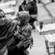 Mother and Child Among the Offerings - Fine Art Photography Print, Limited Edition Print, Motherhood Photography, Monochrome Photography, Art Photography for Sale