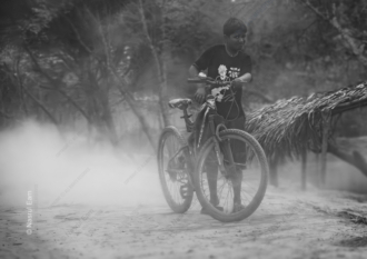Boy on a Dusty Road