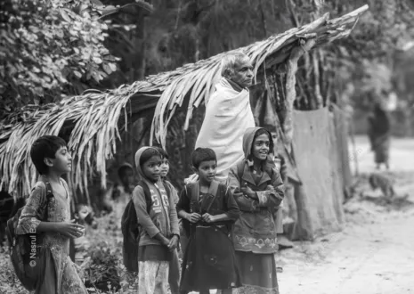 At the Edge of a Rudimentary Shelter - Fine Art Photography Prints, Limited Edition Photography, Museum-Quality Photography, Art Photography Investment,  Contemporary Art Photography