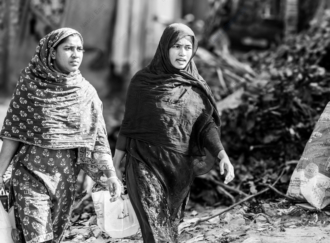 Two Women Navigating Through - Fine Art Photography Prints, Limited Edition Photography, Giclée Prints, Art Photography for Sale, Luxury Photography Art