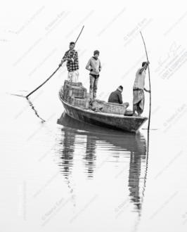 In a Small Laden Boat - Fine Art Photography Print, Limited Edition Photography, Giclée Print, Contemporary Art Photography, Photography Art Investment