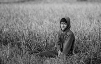 Boy in the Tall Grass - Fine Art Photography Print, Limited Edition Photography, Giclée Print, Monochrome Photography, Art Photography Investment