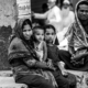 Family on the Edge - Fine Art Photography Prints, Limited Edition Prints, Monochrome Photography,  Humanitarian Photography, Art Photography for Sale