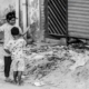Two Children amidst an Urban Decay - Fine Art Photography Prints, Limited Edition Photography, Giclée Prints,  Art Photography Investment,  Monochrome Photography