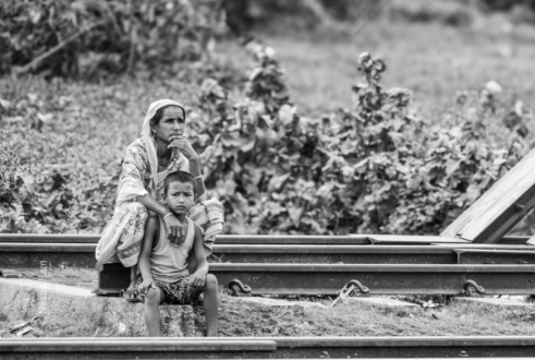 Mother and the Child - Fine Art Photography Print, Limited Edition Photography, Motherhood Photography, Monochrome Photography,  Art Photography for Sale