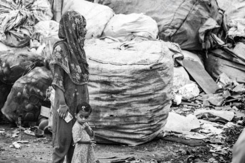 Sisters Amidst the Rubble - Fine Art Photography Prints, Limited Edition Photography, Contemporary Art Photography, Giclée Prints, Fine Art Photography