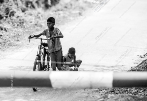 Boy with Bicycle - Fine Art Photography Print, Limited Edition Photography, Giclée Print, Monochrome Photography,  Art Photography Investment