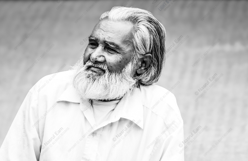 Man with Flowing Beard