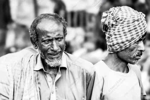 The Elder and the Turbaned Man - Fine Art Photography Print, Limited Edition Photography, Black and White Photography,  Museum-Quality Print,  Documentary Photography
