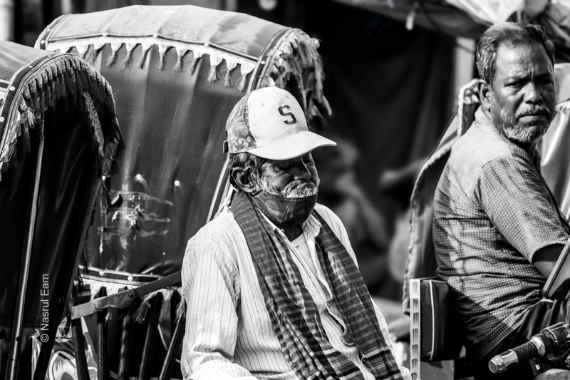 Rickshaw Driver in Repose