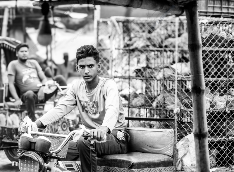 Young Driver in the Market - Fine Art Photography Print, Limited Edition Photography,  Museum-Quality Artwork,  Art Photography for Collectors, Fine Art Photography