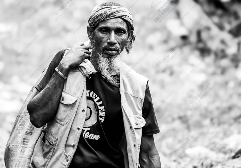 The Laborer with the White Beard - Fine Art Photography Print, Limited Edition Photography, Monochrome Portrait, Museum-Quality Photography, Art Photography for Sale