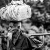 The Elder and His Burden - Fine Art Photography Print, Limited Edition Photography, Museum-Quality Photography,  Black and White Photography,  Documentary Photography