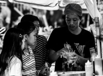 The Drink Vendor and the Waiting Children