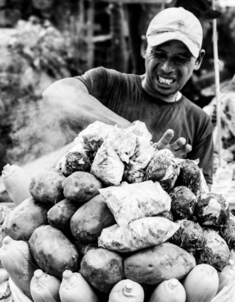 Vendor Amidst the Steam