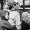 A Father's Back, A Child's Embrace