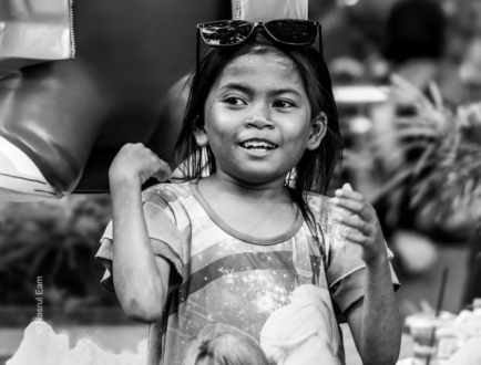 A Girl with Sunglasses on Her Head - Fine Art Photography Print, Limited Edition Photography, Giclée Print, Black and White Photography, Art Photography Investment