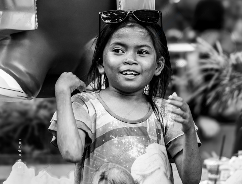 A Girl with Sunglasses on Her Head - Fine Art Photography Print, Limited Edition Photography, Giclée Print, Black and White Photography, Art Photography Investment