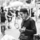 The Sate Vendor's Pause - Fine Art Photography Print, Limited Edition Photography, Documentary Photography, Monochrome Photography,  Art Photography Prints