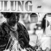 The Gulung Vendor at Her Stall - Fine Art Photography Print, Limited Edition Photography, Giclée Print, Black and White Photography,  Museum-Quality Print