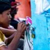 Young Craftsman by the Blue Wall - Fine Art Photography Print, Limited Edition Photography, Giclée Print, Art Photography, Contemporary Photography