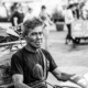 A Rider's Moment of Pause - Fine Art Photography Print, Limited Edition Photography, Monochromatic Photography, Documentary Photography,  Museum-Quality Prints