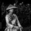 The Silver Man Under a Woven Hat - Fine Art Photography Print, Limited Edition Photography, Monochrome Photography,  Art Photography for Sale,  Museum-Quality Photography