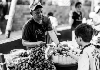 An Offering of Fruit - Fine Art Photography Print, Limited Edition Photography, Monochrome Photography, Documentary Photography, Art Photography for Collectors