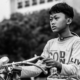 A Young Rider's Gaze