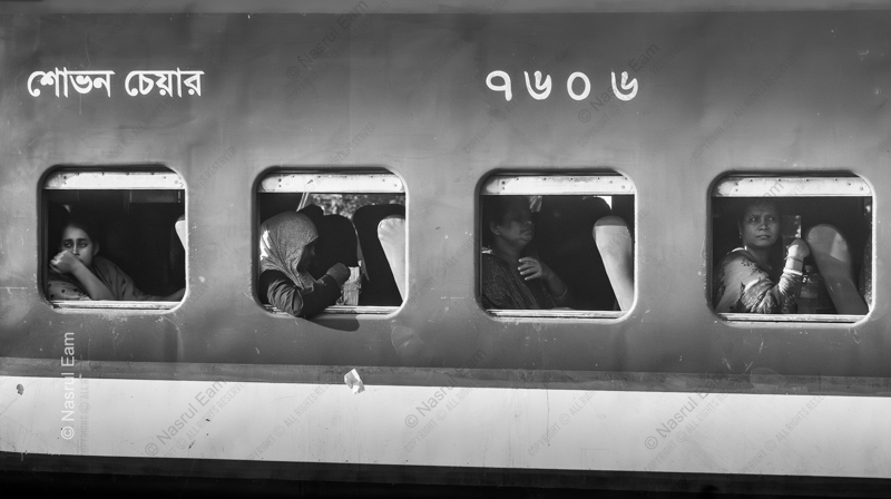 Passengers in Four Windows