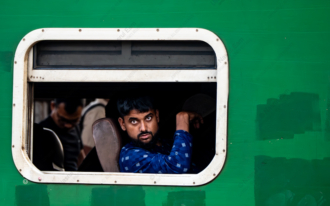 Passenger in the Green Carriage - Fine Art Photography Print, Limited Edition Photography, Giclée Print,  Photography Art Print,  Contemporary Art Photography