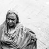 Woman on the Sun-Bleached Ground - Fine Art Photography Print, Limited Edition Photography, Giclée Print, Black and White Portrait, Art Photography Investment