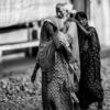 Three Figures on a Rocky Path - Fine Art Photography Print, Limited Edition Photography, Museum-Quality Artwork, Black and White Photography, Photography for Collectors
