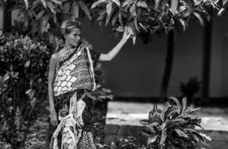 Woman Under the Mango Bough - Fine Art Photography Print, Limited Edition Photography, Black and White Portrait, Art Photography, Luxury Photography Print