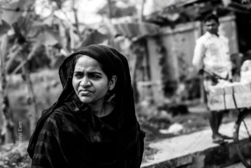 Woman with a Distant Gaze - Fine Art Photography Print, Limited Edition Print, Black and White Photography,  Art Photography, Collector's Print