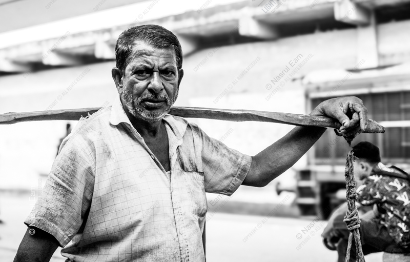 Man with a Carrying Beam