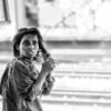 Woman at the Railway Platform