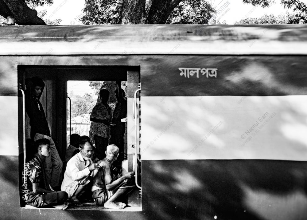 Travelers in the Goods Car