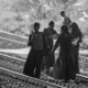 Girls with Books on the Railway Tracks nasrul eam 20251020 Dhaka Rajshahi Tour 20 21 EN1 3711