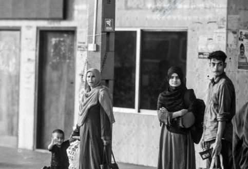 A Child's Wave at the Station