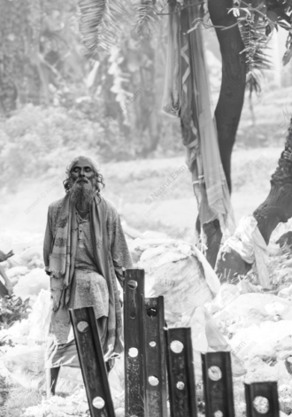 The Seated Sadhu Amidst the Cast-Offs