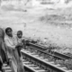 A Blind Man and His Family on the Tracks nasrul eam 20251021 Dhaka Rajshahi Tour 20 21 EN1 4915