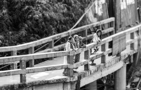Youthful Watch on the Bridge