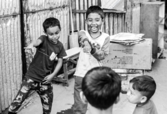 Ephemeral Joy Amongst Corrugated Walls