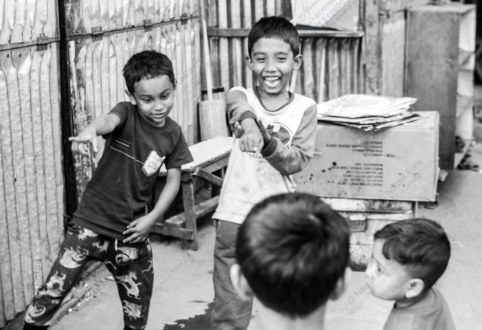 Ephemeral Joy Amongst Corrugated Walls