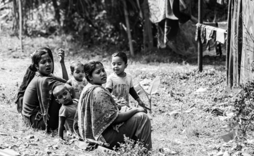 A Moment of Respite Beside the Tracks