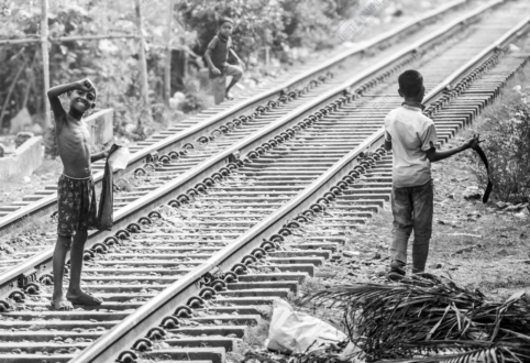 Playful Spirits on the Railway Line