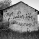 Graffiti at the Old Train Station by Mirka Krivankova