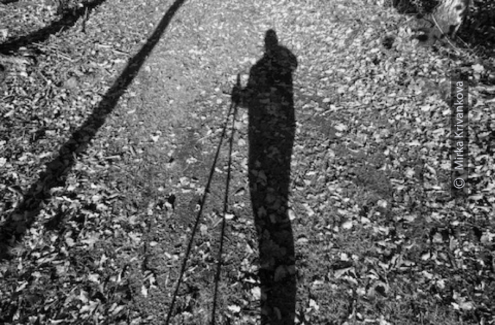 Selfie Portrait in the Forest by Mirka Krivankova - Selfie Portrait, Artistic Photography, Photo of the Day, Photography Education, Online Photography Courses