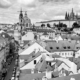 View from the Tower to Prague Castle by Mirka Krivankova